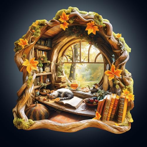 Holzpuzzle Erwachsene, 270 Teile Baumhaus Puzzles, 34 * 32.5cm Wood Puzzle, Unregelmäßige Einzigartige Tierform Holzpuzzles für Erwachsen, Schön Geschenk für Familie und Freunde Holzpuzzle Erwachsene, 270 Teile Baumhaus Puzzles, 34 * 32.5cm Wood Puzzle, Unregelmäßige Einzigartige Tierform Holzpuzzles für Erwachsen, Schön Geschenk für Familie und Freunde von CHARMIBLE