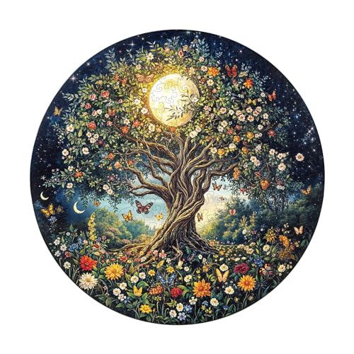 Holzpuzzle Erwachsene, 270 Teile Böhmischer Lebensbaum Puzzles, 34 * 34cm Wood Puzzle, Unregelmäßige Einzigartige Tierform Holzpuzzles für Erwachsen, Schön Geschenk für Familie und Freunde Holzpuzzle Erwachsene, 270 Teile Böhmischer Lebensbaum Puzzles, 34 * 34cm Wood Puzzle, Unregelmäßige Einzigartige Tierform Holzpuzzles für Erwachsen, Schön Geschenk für Familie und Freunde von CHARMIBLE