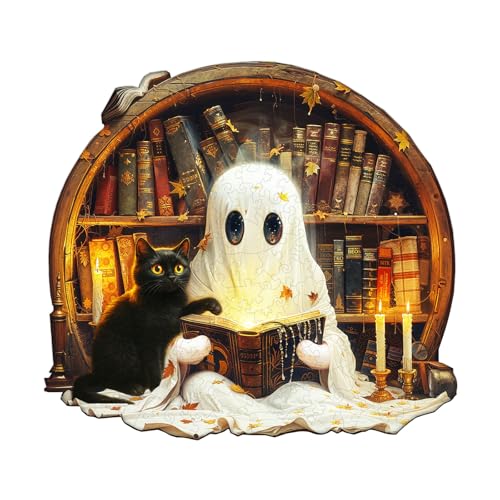 Holzpuzzle Erwachsene, 275 Teile Schwarze Katzengeschichten Puzzles, 34 * 31.1cm Wood Puzzle, Unregelmäßige Einzigartige Tierform Holzpuzzles für Erwachsen, Schön Geschenk für Familie und Freunde Holzpuzzle Erwachsene, 275 Teile Schwarze Katzengeschichten Puzzles, 34 * 31.1cm Wood Puzzle, Unregelmäßige Einzigartige Tierform Holzpuzzles für Erwachsen, Schön Geschenk für Familie und Freunde von CHARMIBLE