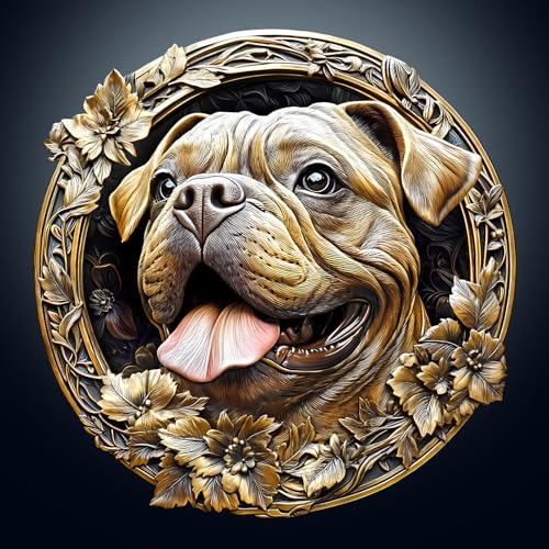 Holzpuzzle Erwachsene, 295 Teile Visuell 3D Französische Bulldogge Holz Puzzle Erwachsene, 34x33.6cm Wood Puzzle, Unregelmäßige Einzigartige Puzzle, Holzpuzzle Tierform, Holz Puzzle Mit Box von CHARMIBLE