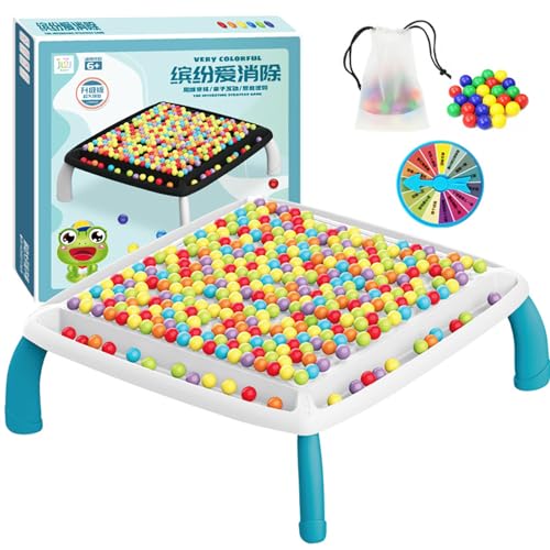 Intellektuelles Magnetisches Schachbrett, Duelles Strategiespiel für Familien mit Buntkugeln (366 Perlen) von CHARMMYFASHION