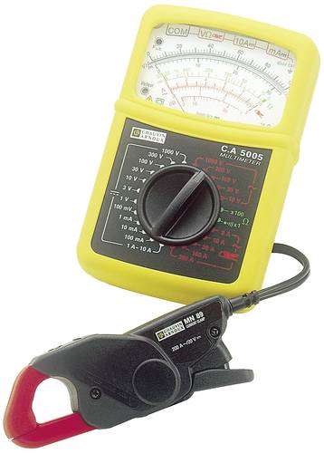 Chauvin Arnoux C.A 5005 + MN 89 Hand-Multimeter analog Spritzwassergeschützt (IP54) CAT III 600 V, von CHAUVIN ARNOUX