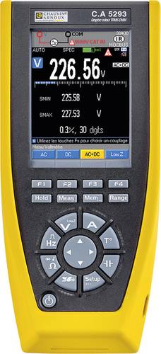 Chauvin Arnoux C.A 5293-BT Hand-Multimeter digital Datenlogger, Grafik-Display CAT III 1000 V, CAT I von CHAUVIN ARNOUX