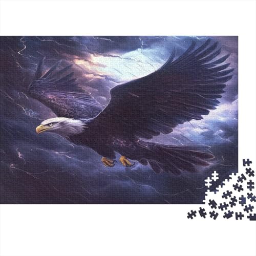 Adler 1000 Teile,Impossible Puzzle,Geschicklichkeitsspiel Für Die Ganze Familie, Erwachsenen Puzzlespiel Puzzel 1000pcs (75x50cm) von CHCAIOVO