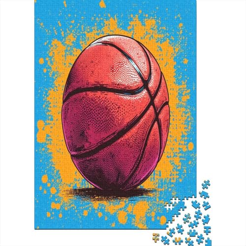 Basketball Puzzlespiel 1000 Teile Puzzles Für Erwachsene Lernspiel Herausforderung Spielzeug 1000 Teile Puzzles Für Erwachsene Kinder Erwachsenen Puzzlespiel Puzzel 1000pcs (75x50cm) von CHCAIOVO