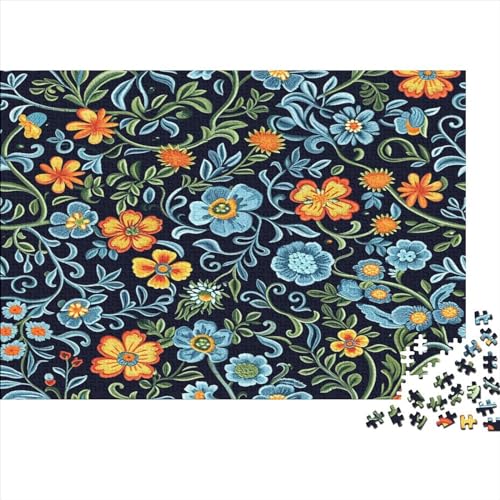 Blume Puzzle 1000 Teile,Puzzle Für Erwachsene, Impossible Puzzle,Puzzle 1000 Puzzle Home DekoRatteion Puzzle,Erwachsenenpuzzle Puzzel 1000pcs (75x50cm) von CHCAIOVO