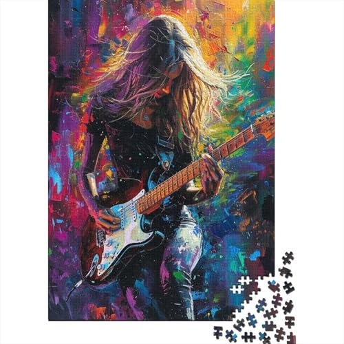 Gitarre Puzzle 1000 Teile Erwachsener Kniffel Spaß Für Die Ganze Familie - Abwechslungsreiche 1000 Puzzleteilige Motive Puzzle Erwachsene, Puzzel 1000pcs (75x50cm) von CHCAIOVO