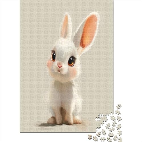 Kaninchen Puzzle 1000 Teile, Erwachsene, Klassische Puzzle, Impossible Puzzle,GesKükenlichkeitsspiel Für Die Ganze Familie Erwachsenenpuzzle Ab 14 Jahren Puzzel 1000pcs (75x50cm) von CHCAIOVO