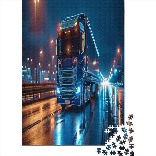 LKW Puzzle 1000 Teile,Puzzle Für Erwachsene, Impossible Puzzle,Puzzle 1000 Puzzle Home DekoRatteion Puzzle,Erwachsenenpuzzle Puzzel 1000pcs (75x50cm) von CHCAIOVO