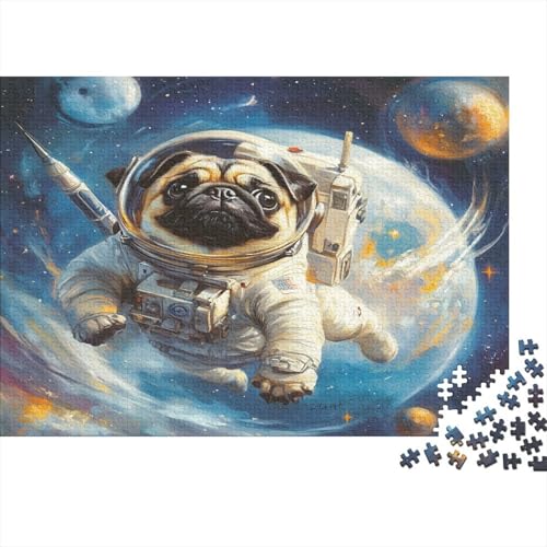 Mops 1000 Teile, Impossible Puzzle,Geschicklichkeitsspiel Für Die Ganze Familie, Erwachsenenpuzzle Ab 14 Jahren Puzzel 1000pcs (75x50cm) von CHCAIOVO