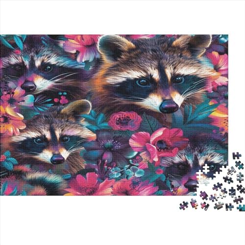 Niedliche Tiere Puzzle 1000 Teile Puzzle Für Erwachsene Und Kinder Ab 14 Jahren Puzzel 1000pcs (75x50cm) von CHCAIOVO