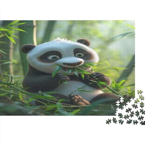 Panda Puzzlespiel 1000 Teile Erwachsene -Puzzle 1000 Stück Spiel Puzzles Für Erwachsene Kinder Puzzle Erwachsenen Puzzlespiel Puzzel 1000pcs (75x50cm) von CHCAIOVO