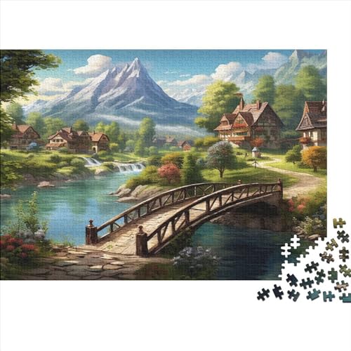 Paradies 1000 Teile, Impossible Puzzle,Geschicklichkeitsspiel Für Die Ganze Familie, Erwachsenenpuzzle Ab 14 Jahren Puzzel 1000pcs (75x50cm) von CHCAIOVO