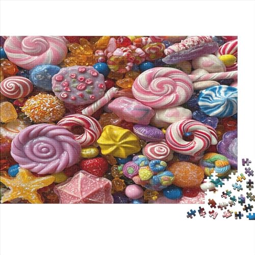 Süßigkeiten Puzzle 1000 Teile, Erwachsene, Klassische Puzzle, Impossible Puzzle,Geschicklichkeitsspiel Für Die Ganze Familie Erwachsenenpuzzle Ab 14 Jahren Puzzel 1000pcs (75x50cm) von CHCAIOVO