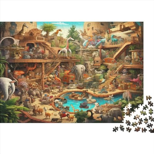 Tierwelt Puzzle 1000 Teile,für Erwachsene, Impossible Puzzle,farbenfrohes Legespiel,Geschicklichkeitsspiel Für Die Ganze Familie,Erwachsenenpuzzle Puzzel 1000pcs (75x50cm) von CHCAIOVO