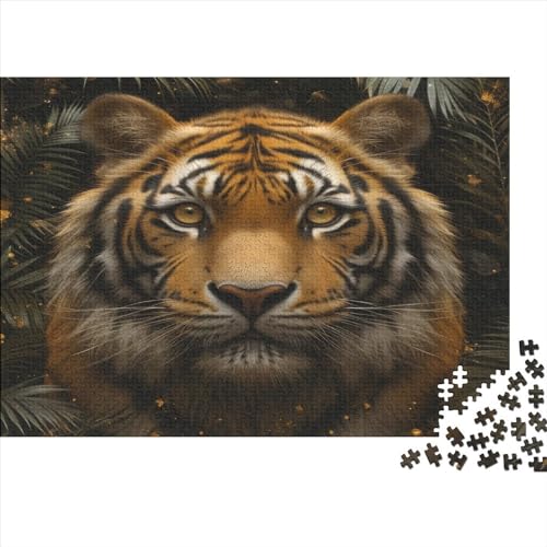 Tiger Puzzle 1000 Teile Puzzle Für Erwachsene Und Kinder Ab 14 Jahren Puzzel 1000pcs (75x50cm) von CHCAIOVO