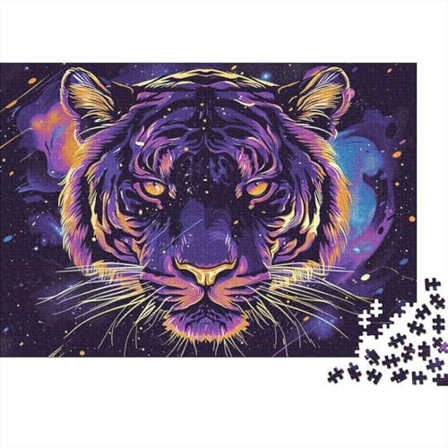 Tiger Puzzle 1000 Teile Puzzles Für Erwachsene Klassische Puzzles 1000 Teile Erwachsene Puzzlespiel Erwachsene 1000 Teile Erwachsenen Puzzlespiel Puzzel 1000pcs (75x50cm) von CHCAIOVO