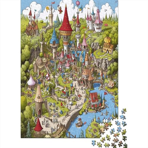 Vergnügungspark 1000 Teile Puzzle, Puzzles Für Erwachsene, 1000 Teile Puzzlespiel Für Jugendliche & Erwachsene Puzzlespiel Puzzel 1000pcs (75x50cm) von CHCAIOVO