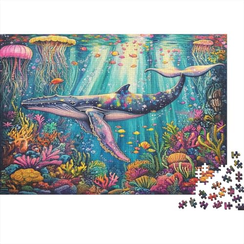 Wal 1000 Stück Puzzles Für Erwachsene Teenager Stress Abbauen Familien-Puzzlespiel 1000-teiliges Puzzle Kinder Lernspiel Spielzeug Geschenk Puzzel 1000pcs (75x50cm) von CHCAIOVO