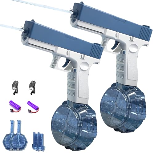 Wasserpistole Elektrisch,2 Stück Elektrische Wasserpistole für Erwachsene und Kinder,Wasserpistole Spielzeug für Kinder,Water Gun,Wasser Spritzpistole für Sommerpartys,Freien Wasserpistole Elektrisch,2 Stück Elektrische Wasserpistole für Erwachsene und Kinder,Wasserpistole Spielzeug für Kinder,Water Gun,Wasser Spritzpistole für Sommerpartys,Freien von CHENBOOW