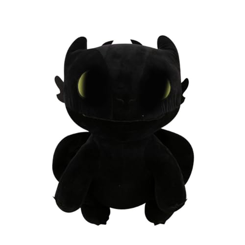 20cm Drachenzähmen Leicht Gemacht,Zahnloses Spielzeug Schwarz Farbe Super Weich Qualität, Plüsch Figur Kuscheltier Drachen Ohnezahn Toothless,Extra-Großes Liegen Dragon Soft Plüschspielzeug 20cm Drachenzähmen Leicht Gemacht,Zahnloses Spielzeug Schwarz Farbe Super Weich Qualität, Plüsch Figur Kuscheltier Drachen Ohnezahn Toothless,Extra-Großes Liegen Dragon Soft Plüschspielzeug von CHENGLI