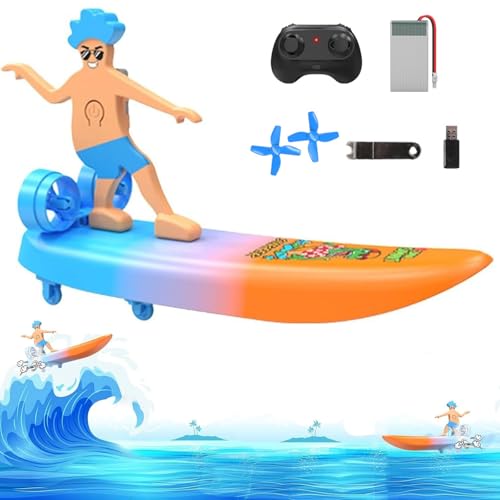 2-in-1 Amphibious Drifting Remote Control Surfboard, Amphibisches treibendes ferngesteuertes Surfbrett, Amphibienfahrzeug Ferngesteuertes Auto, 2.4G RC ferngesteuerte Boote für Kinder, Erwachsene von CHENRI