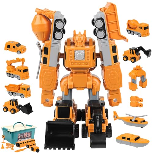 35 Stück Modular Transforming Toy Set, Modulares Transformations Spielzeug, Magnetischer Transformers Spielzeug, Magnetischer Verformung Roboter baustellenfahrzeuge Auto Spielzeugset für Kinder von CHENRI