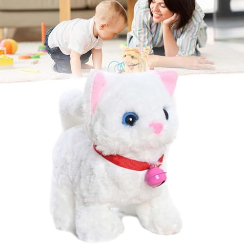 Lunafex Robot Dog, Official Lunafex Robot Cat, Plüschtier Spielzeug Hund der Läuft und Bellt, Katze Spielzeug Kinder Elektronische Haustiere Katze, Interactive Plüschtiere Geschenk für Kinder (B) von CHENRI