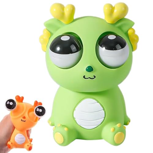 Stress Spielzeug, 2025 Neu Stress Squeeze Spielzeug, Popping Out Eyes Squeeze Spielzeug, Popping Out Augen Stress Squeeze Spielzeug, Squeeze Ball, Anti Stress Spielzeug für Kinder Erwachsene (Grün) von CHENRI