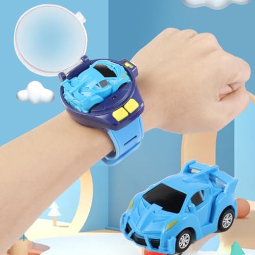 Watch Remote Control Car Toy, Uhr Ferngesteuertes Auto Spielzeug, 2025 Neues ferngesteuertes Auto, 2,4 Ghz Mini-Rennautos Handgelenk Spielzeug, Mini Ferngesteuertes Auto Spielzeug für Kinder (Blau) von CHENRI