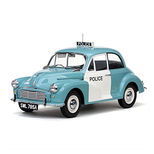 CHENXIAOLAN Miniaturmodelle 1 12 Für Morris Britische Polizei Oldtimer Legierung Modell Erwachsene Souvenir Sammlerstücke Fertigmodell(Schwarz) von CHENXIAOLAN