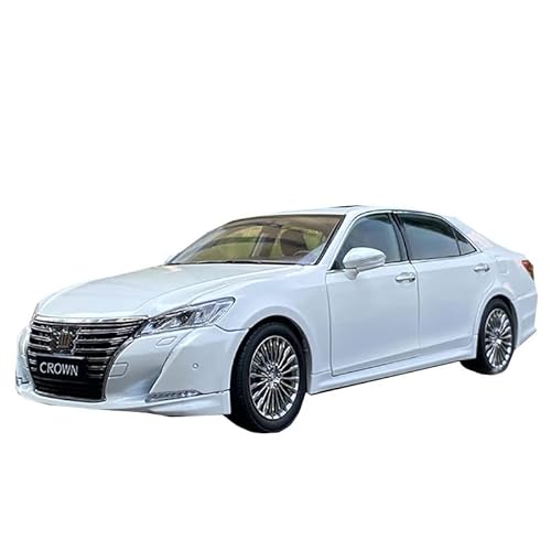 CHENXIAOLAN Miniaturmodelle 1 18 Diecast Fahrzeug Für Toyota Crown 2015 Legierungssimulation Automodell Sammlerstücke Aus Metall Fertigmodell(White) von CHENXIAOLAN