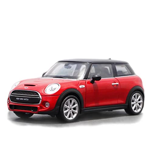 CHENXIAOLAN Miniaturmodelle 1 18 Diecast Für BMW Mini Cooper S Full Open Alloy Car Model High Simulation Collectible Ornament Fertigmodell(Yellow) von CHENXIAOLAN