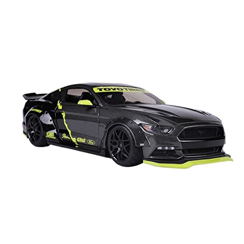 CHENXIAOLAN Miniaturmodelle 1 18 Fit Für Ford Mustang GT 2015 Druckguss-Legierung Simulation Rennwagen Modell Handwerk Dekoration Ornament Fertigmodell von CHENXIAOLAN