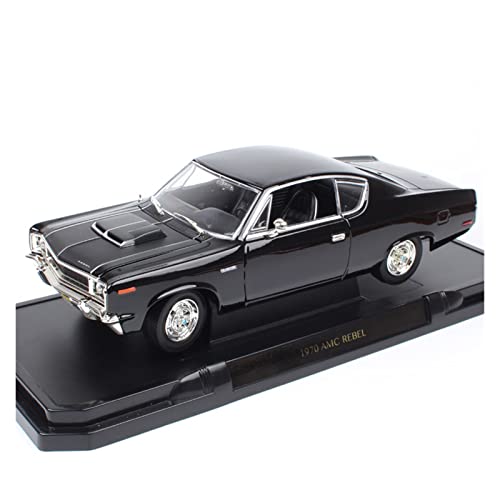 CHENXIAOLAN Miniaturmodelle 1 18 Für AMC Rambler Rebel 1970 Retro Muscle Alloy Automodell Sammlerstück Ornamente Geschenk Fertigmodell von CHENXIAOLAN