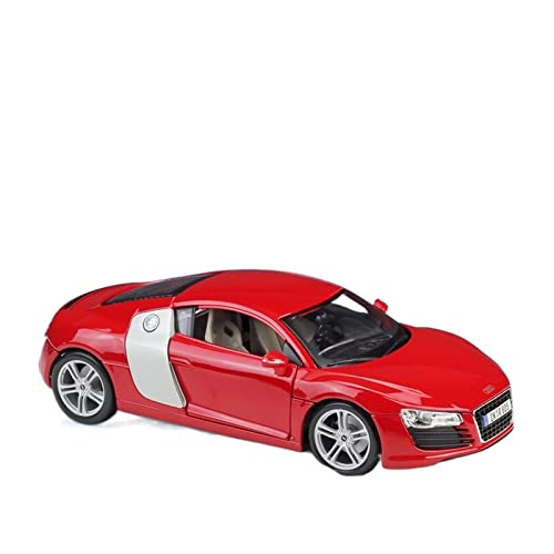 CHENXIAOLAN Miniaturmodelle 1 18 Für Audi R8 V10 Druckguss Metalllegierung Simulation Automodell Spielzeug Geschenk Indoor Display Fertigmodell(A) von CHENXIAOLAN