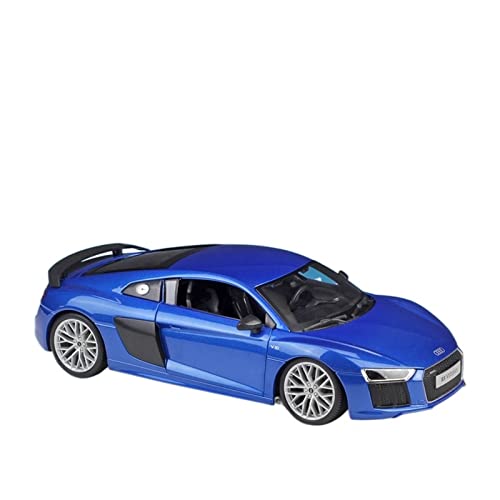 CHENXIAOLAN Miniaturmodelle 1 18 Für Audi R8 V10 Druckguss Metalllegierung Simulation Automodell Spielzeug Geschenk Indoor Display Fertigmodell(E) von CHENXIAOLAN