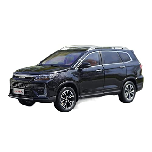 CHENXIAOLAN Miniaturmodelle 1 18 Für Beiqi Huansu S7L Schwarz SUV Legierung Druckguss Modell Dekoration Sammlung Display Geschenk Fertigmodell von CHENXIAOLAN