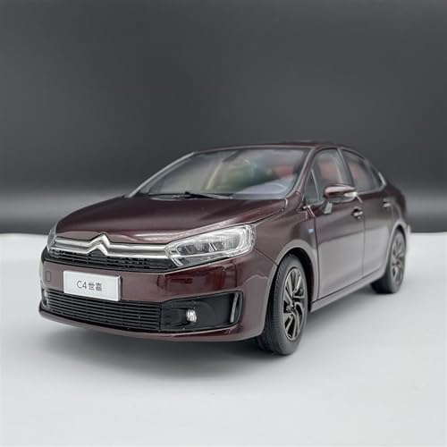 CHENXIAOLAN Miniaturmodelle 1 18 Für Citroen C4 Druckguss-Legierung Automodell Metall hohe Simulation Sammlung Fahrzeugserie Fertigmodell(C) von CHENXIAOLAN