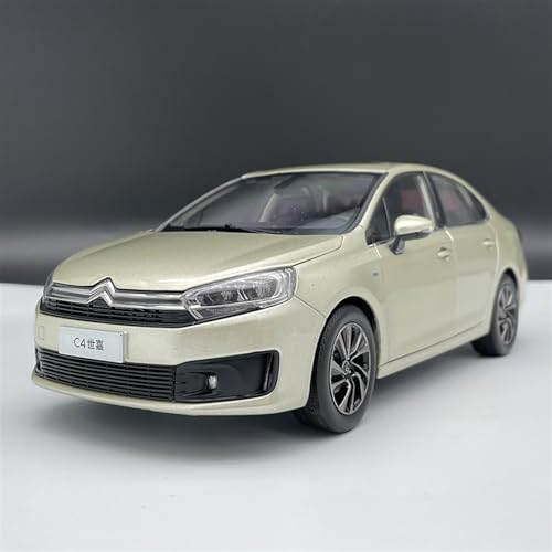 CHENXIAOLAN Miniaturmodelle 1 18 Für Citroen C4 Druckguss-Legierung Automodell Metall hohe Simulation Sammlung Fahrzeugserie Fertigmodell(Z) von CHENXIAOLAN