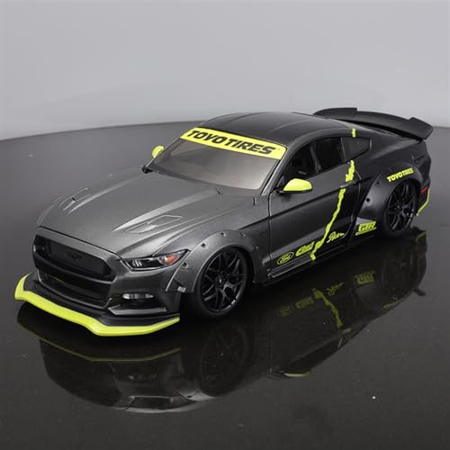 CHENXIAOLAN Miniaturmodelle 1 18 Für Ford Mustang GT Legierung Rennmodell Druckguss Metall Spielzeug Sportwagen Modellfahrzeug Fertigmodell von CHENXIAOLAN