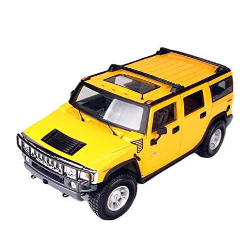 CHENXIAOLAN Miniaturmodelle 1 18 Für Hummer 2003 H2 SUV Auto Diecast Modell Spielzeugauto Kindergeschenke Sammeln Fertigmodell(B) von CHENXIAOLAN