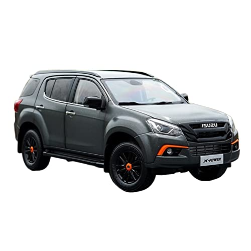 CHENXIAOLAN Miniaturmodelle 1 18 Für Isuzu MU-X Titan Farbe SUV Legierung Druckguss Modell Dekoration Sammlung Display Fertigmodell von CHENXIAOLAN