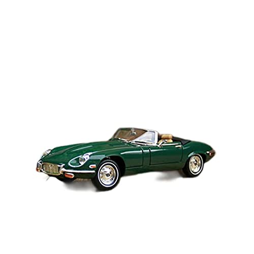 CHENXIAOLAN Miniaturmodelle 1 18 Für Jaguar-E Typ1962 Grün Cabrio Legierung Automodell Sammlerstück Dekoration Geschenk Fertigmodell von CHENXIAOLAN