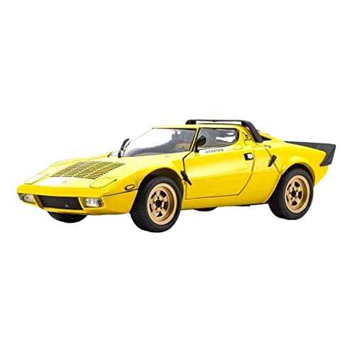 CHENXIAOLAN Miniaturmodelle 1 18 Für Lancia Stratos Legierung Auto Statisches Modell Offene Tür Erwachsener Junge Spielzeug Hobby Auto Geschenk Fertigmodell von CHENXIAOLAN