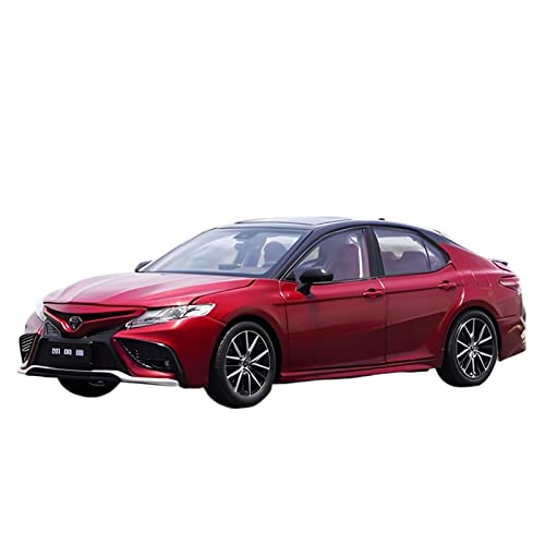 CHENXIAOLAN Miniaturmodelle 1 18 Für Toyota Camry 2021 Rot Sport Legierung Druckguss Modellauto Dekoration Sammlung Display Fertigmodell von CHENXIAOLAN