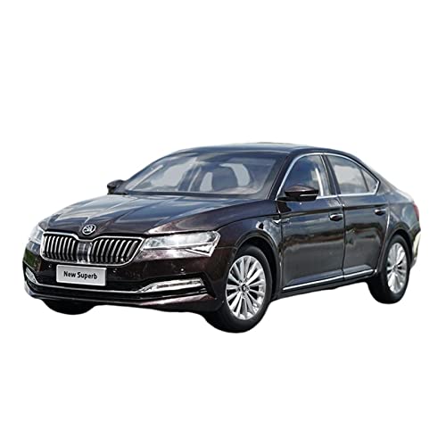 CHENXIAOLAN Miniaturmodelle 1 18 Für Volkswagen Skoda Superb Alloy Die Cast Roman Purple Model Car Collection Display Geschenk Fertigmodell von CHENXIAOLAN