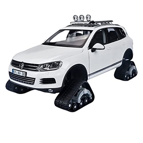 CHENXIAOLAN Miniaturmodelle 1 18 Für Volkswagen Touareg Modifizierte Schneemobillegierung Druckgussmodellsammlung Spielzeuggeschenk Fertigmodell(A) von CHENXIAOLAN