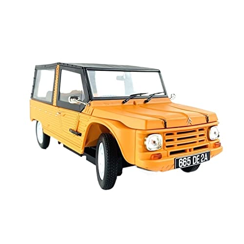 CHENXIAOLAN Miniaturmodelle 1 18 Passend Für Citroen Mehari 1983 Legierung Cool Model Car Adult Collection Souvenir Display Ornaments Gelb Fertigmodell von CHENXIAOLAN