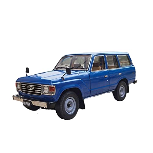 CHENXIAOLAN Miniaturmodelle 1 18 Passend Für Toyota Land Cruiser LC60 Offroad-Druckguss-Legierung Automodellsammlung Ornamente Fertigmodell(B) von CHENXIAOLAN